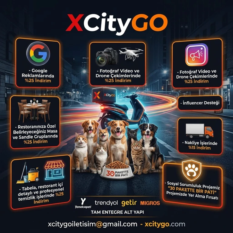 XCityGo Pati Projesi sosyal sorumluluk